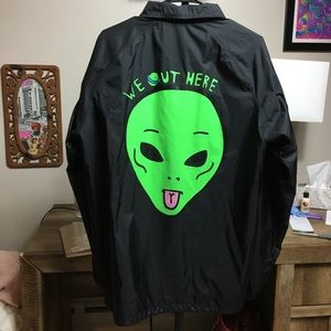 Ripndip windbreaker WE OUT HERE. Large.